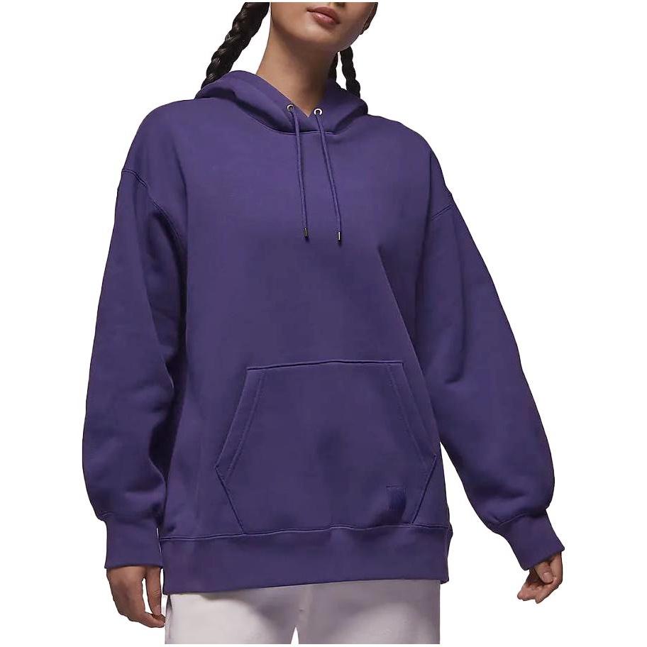 (WMNS) Air Jordan Flight Fleece Hoodie 'Purple' Women's FB5111-502