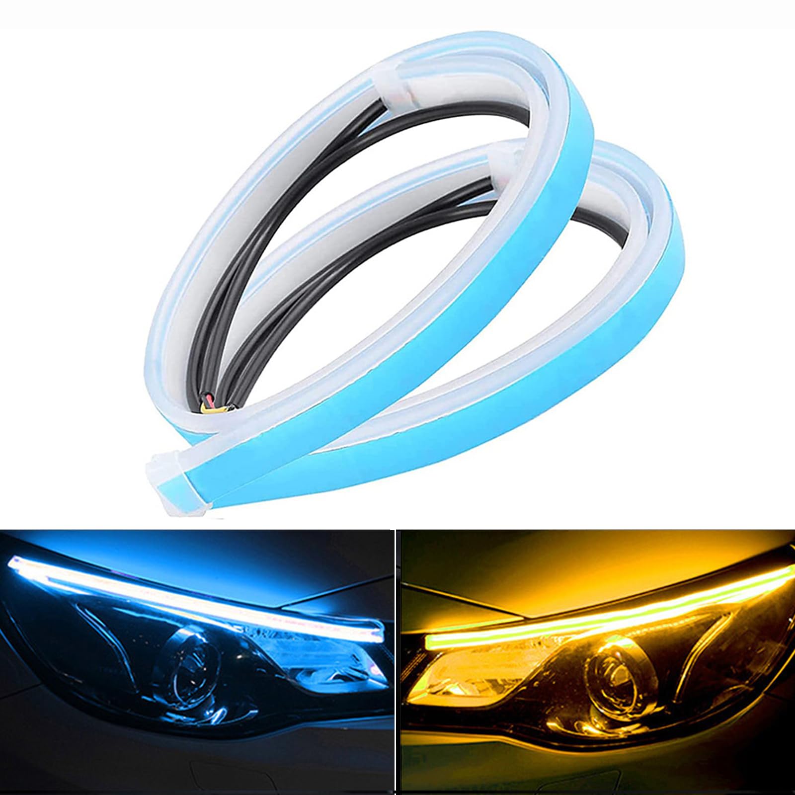 

QuickYen Sequential Turn Signal, LED Tape, Flowing Turn Signal, Thin, For Cars, Waterproof, Side