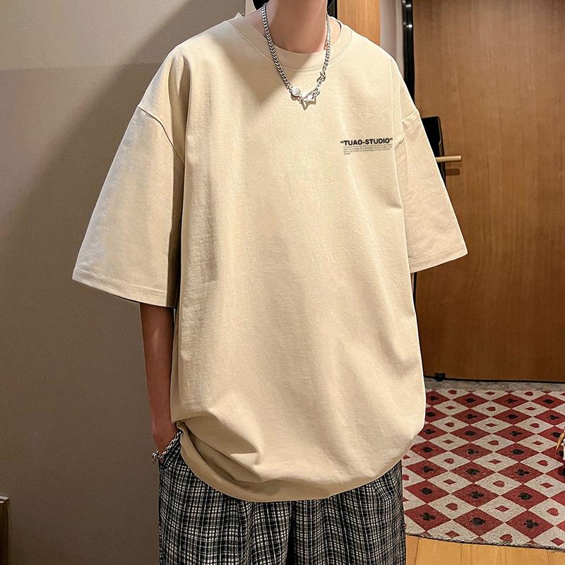 Summer Men T-shirts Cotton Short Sleeve T Shirt Comfortable Fabric Sportwear