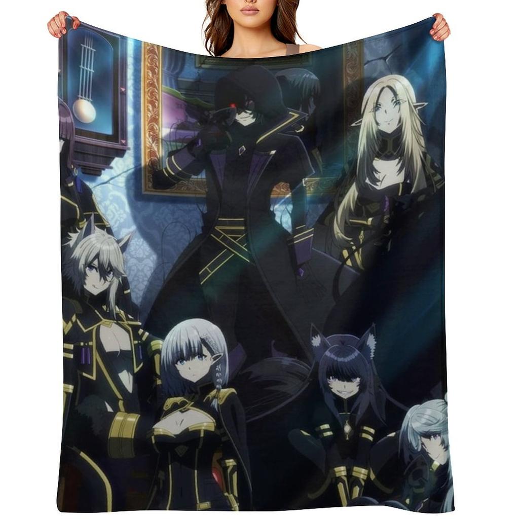 eminence in shadow anime Throw Blanket Softest Plaid Beautifuls Blankets For Sofas Blankets