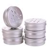 10Pcs Round Aluminum Tin Can 60ML Scent Training Case Dog Scent Training Box  Pets