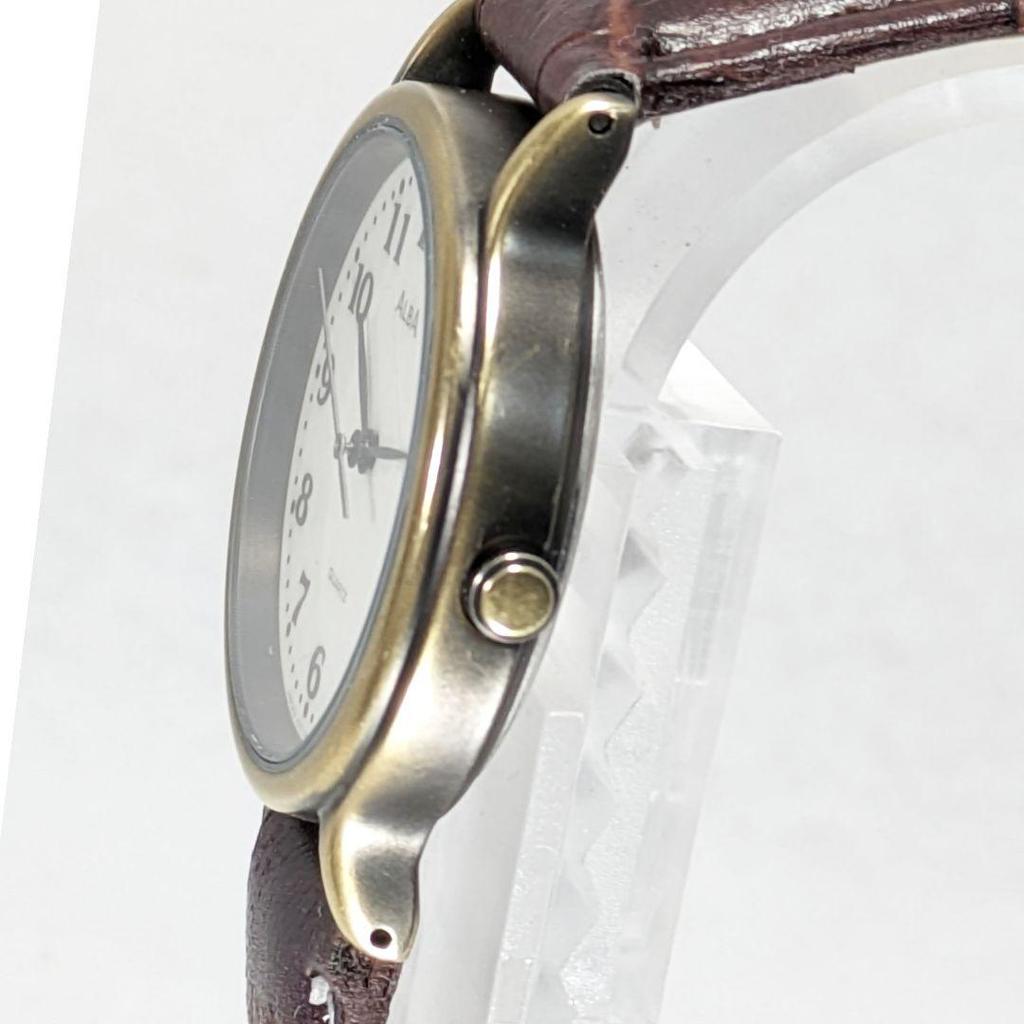 [USED] SEIKO ALBA Men's Battery Strap Replacement Working O-65