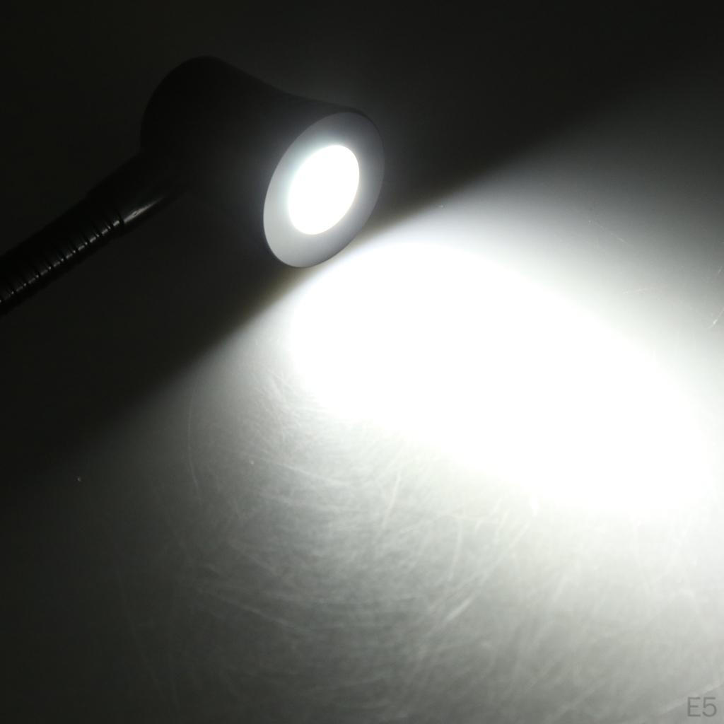Lamp 2W, Bedside - Adjustable Reading with Long Gooseneck, Lighting for Marine, Boat, RV