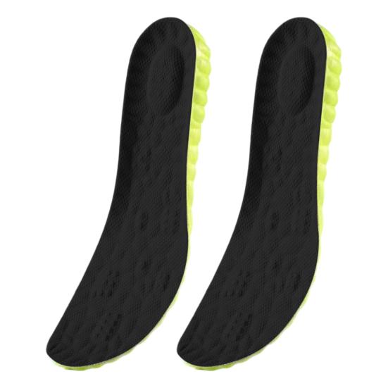 1 Pair Inner Heightening Insole Breathable Anti-Odor Arch Support Multi-Level Height 1.5/2.5/3.5cm Ergonomic Shoe Inserts for Sports Shoes