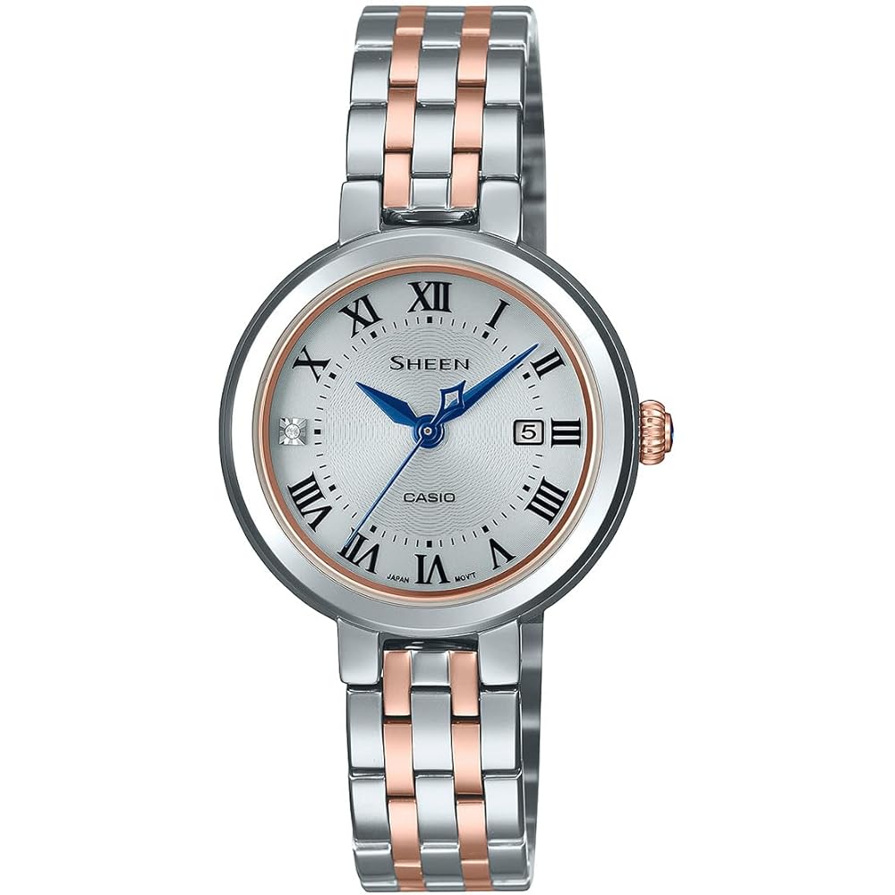 Casio SHS-4530SPGJ-7AJF Solar Watch Sapphire Glass Women s Pink Blue