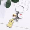 Lover Gift Maltese Animal Bell Enamel Husky Pet Keychain Dog Keychain Dog Pendant Pet Keyring