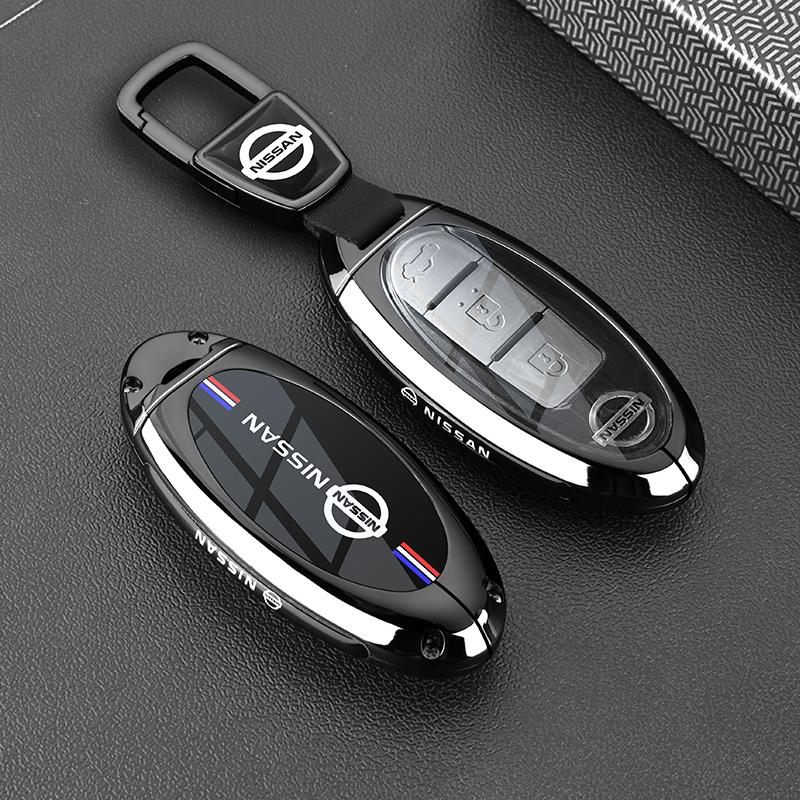 3 4 Buttons Remote Key Case Cover Shell Fob Holder Keychain For Nissan X-trail T33 Qashqai J12 Teana Altima Ariya 2022 2023