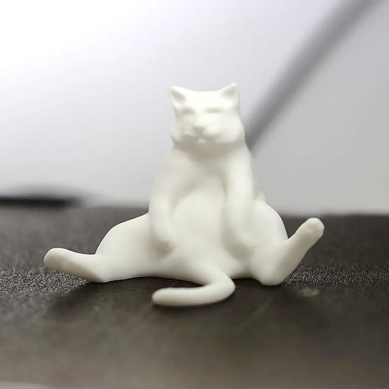 Ozdoba Leniwy Gruby Kot Drukowanie 3D Realistyczny Design Figurka Kota PLA Realistyczna Statuetka Zwierzęca Dekoracja Kotka