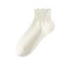 Women's Shallow Short Socks, Summer Thin Loose Lace Boneless Pure Cotton Postpartum Socks, Socks for The Elderly with Swollen and Plump Feet