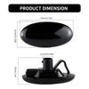 For Mazda 2 03-14 Mazda 3 03-13 Mazda 5 05-10 LED Black Lens Black Lens Side Marker Light Amber Lamp Turn Signal Lamp Repeator