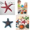 Realistic Marine Life Starfish Models For Children Cognitive Beach Toys Assorted Colors