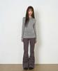 TOFFEE WOMEN W Basic Drape Long Sleeve (Melange Grey)