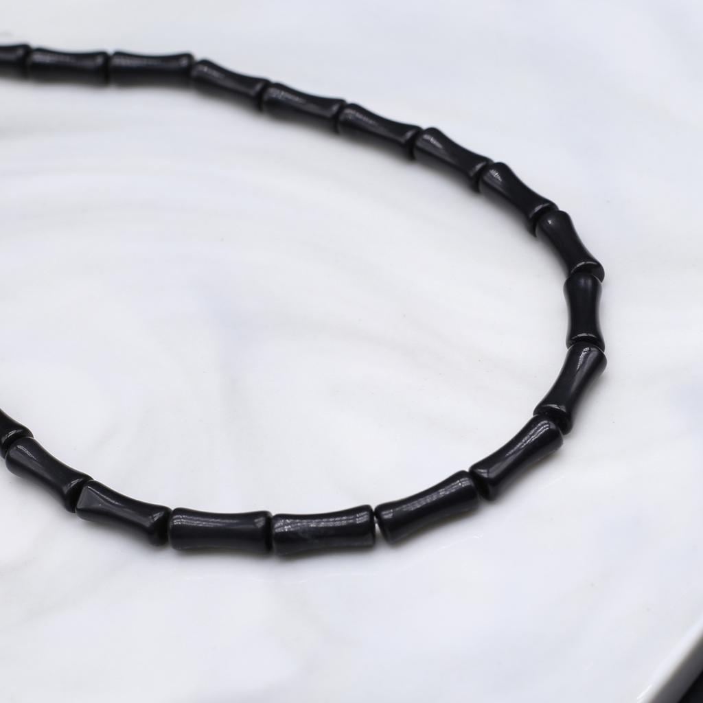 Natursteinsperler Klar kvarts Bambusformede perler 12x5 MM Charms For smykker Making DIY Halskjede Armbånd Øredobber Tilbehør