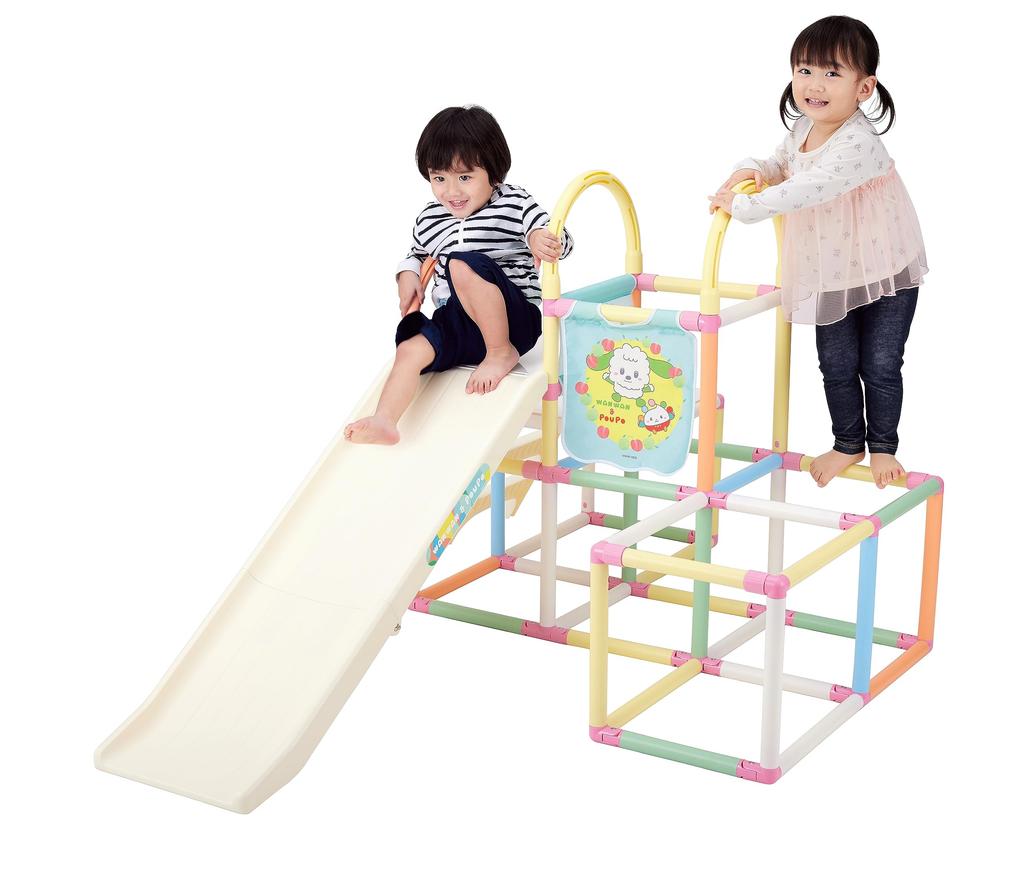 Nonaka Seisakusho Wanwan To Popo Folding Long Slope Gym