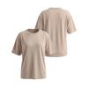 Damen Lässiges Kurzarm Rundhals Locker Geschnitten Einfaches Basic T-Shirt Weiches Leichtes Entspannter Schnitt T-Shirt für den Alltag