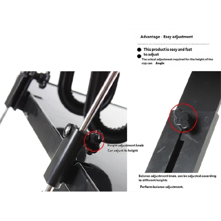 Portable Vehicle Mounted Desk Table Platform for Laptop Work and Food Consumption Feature Foldable Design and Stable Base