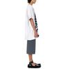 We11done Ss22 Pattern Painted Wash Short Sleeve T-Shirt Unisex T-Shirts White WD-TT1-22-715-U-WH