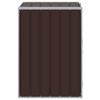 Vidaxl Single Birch Waste Bin Enclosure, 72X81X115 Cm