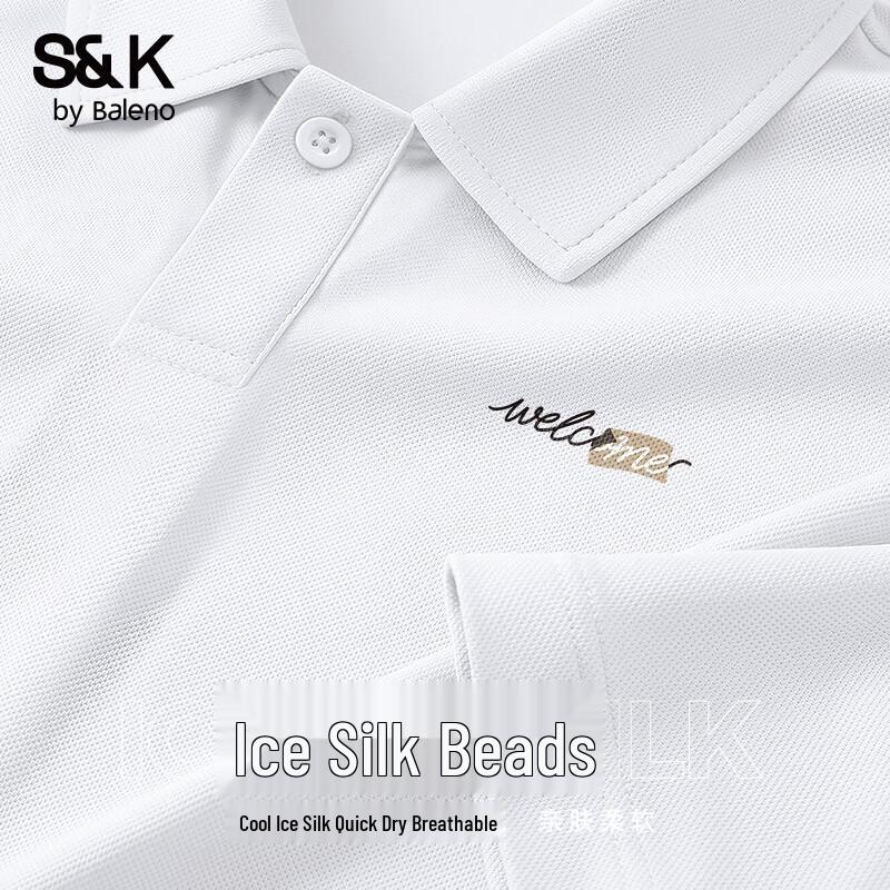 Baleno Men s S&K Series Letter Print Polo Shirt 2XL