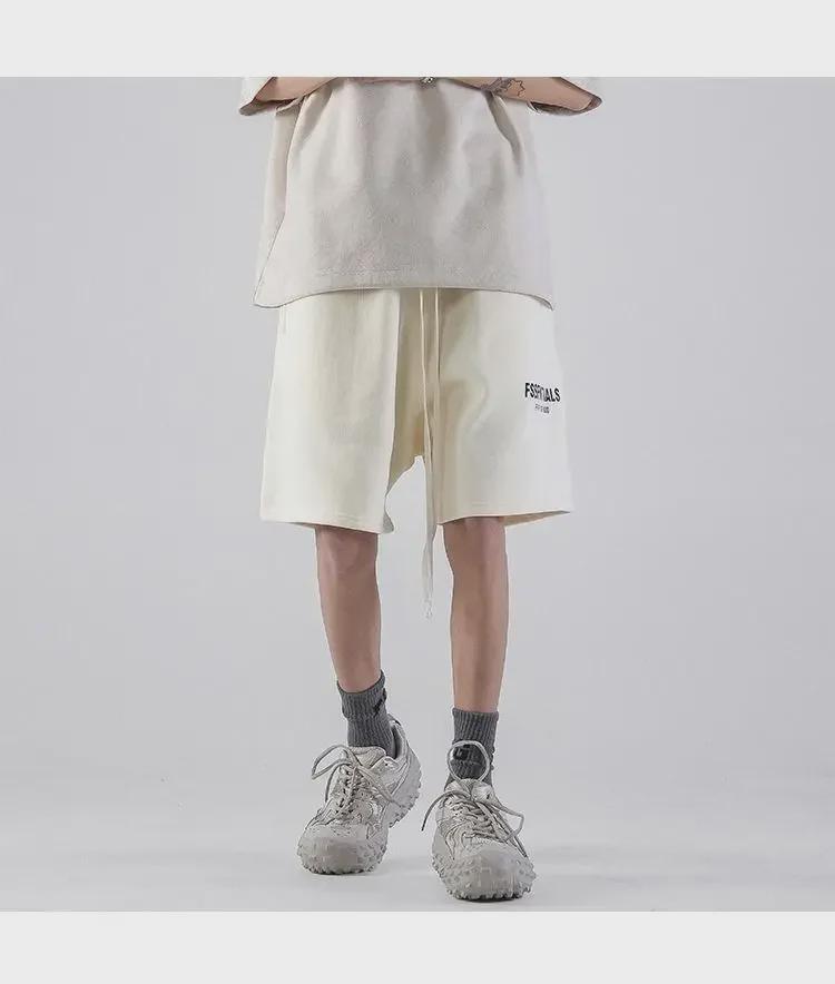 2024 Sommer Retro High-Street Sportshorts: Trendige, lockere, lässige Fünf-Punkt-Hose