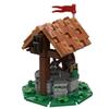 MOC Medieval Street View Scene Building Blocks Castle Bedroom Crossbow Siege Hammer Bulletin Board Sign Laboratory Bricks Gifts