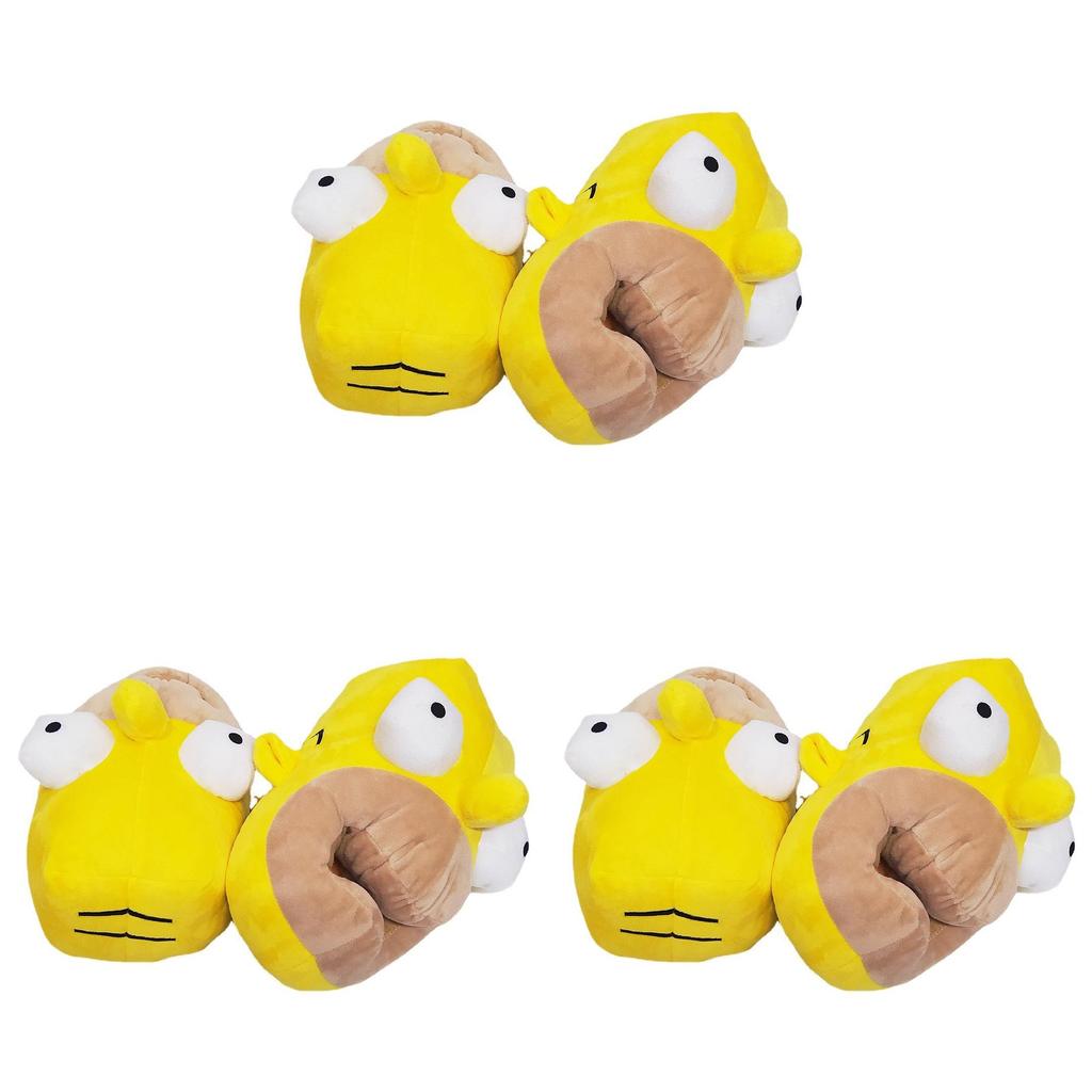 Simpson 3d Plush Slippers Warm Comfy And Cozy Winter Indoor Shoes