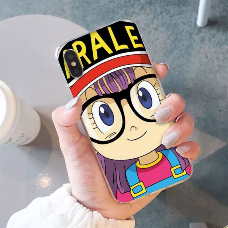 Yinuoda Cartoon Dr Slump Arale Phone Case for iPhone 11 12 13 Mini Pro XS MAX 8 7 6 6S Plus X 5S SE 2020 XR Case
