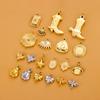 Stainless Steel Multi-Series Pendants: High Heels, Seashell, Starfish for Necklace & Bracelet Crafting
