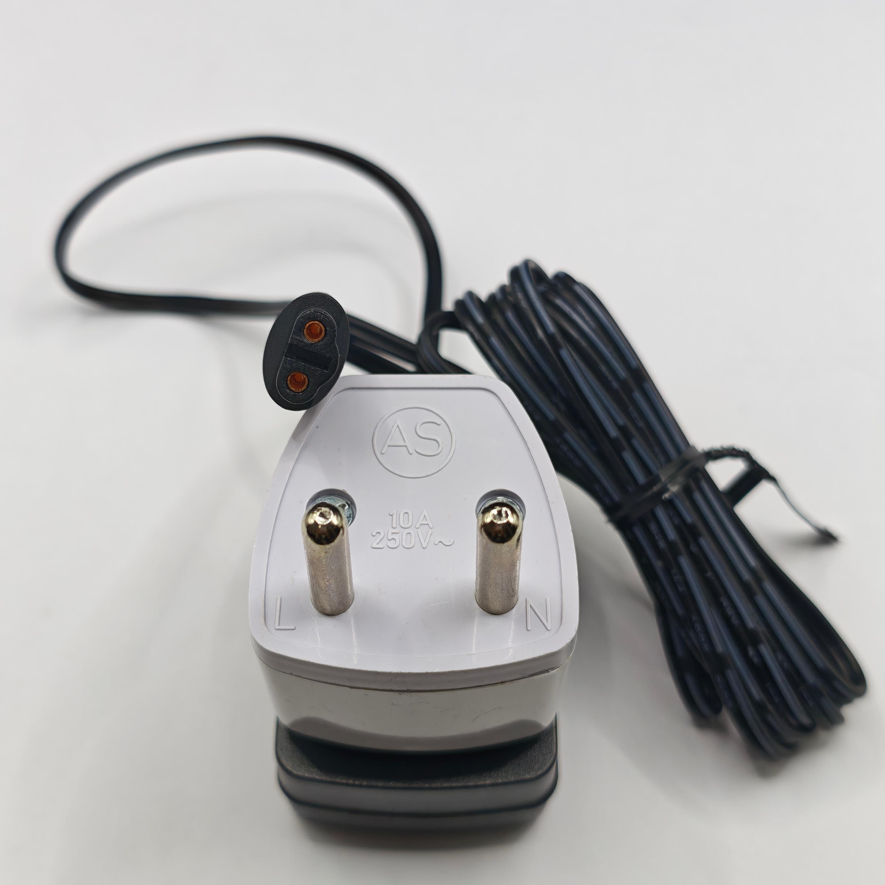 Razor Charger Power Adapter Prewave For Remington R-460d R-600 R-3010 R-4100 R-4110 R-4130 R-4135 R-4150 R-4155 R-5010 F3790 F3800 F3900 F4800 European standard чёрный