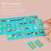 Fruit Animal Memory Solitaire Matching Mahjong Game Early Educational Puzzles Toy  Kid Blocks