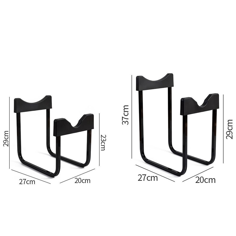 Portable Pure Water Bucket Rack U-shaped Design Black/White Barreled Water Rack Durable Removable Bottled Water Inverted Stand