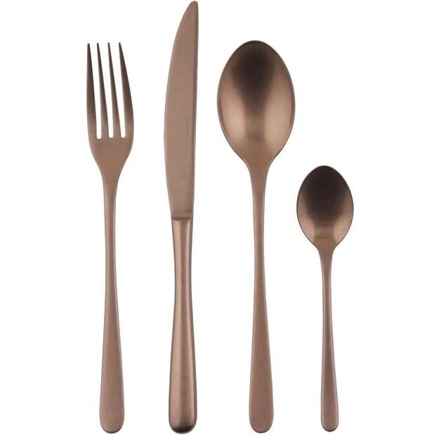 Sambonet Taste Vintage Cutlery Set, PVD Copper, 24 Pieces (52453C81)
