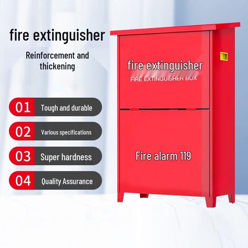 Stainless Steel Fire Extinguisher Empty Box