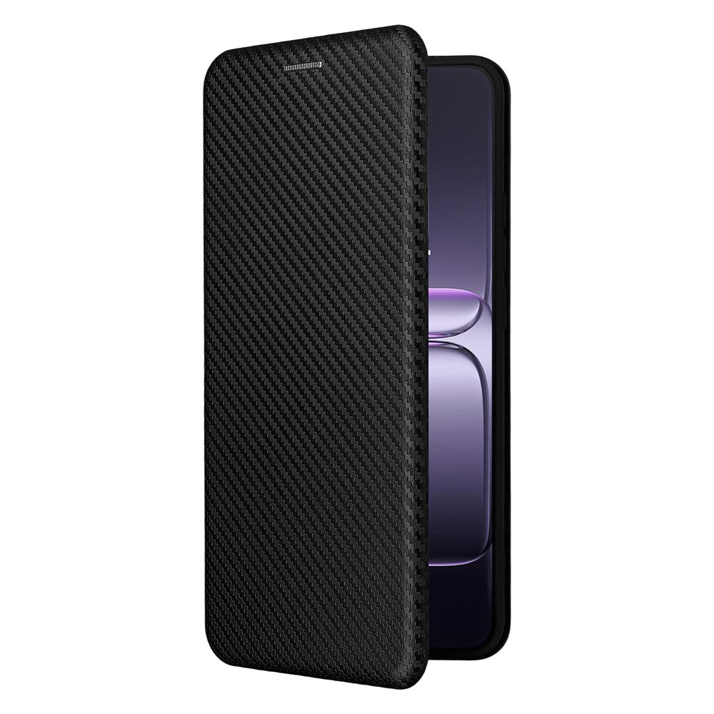 For OnePlus Ace 5 Racing 5G/Nord CE5 5G Case Carbon Fiber Texture Drop-Proof PU Leather Phone Cover