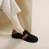 Mao Mao shoes women wear autumn and winter shoes lamb wool plush flat shoes