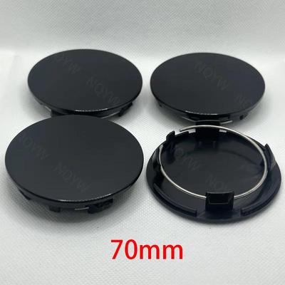 4 Adet/Set 70mm Araba Jantı Orta Göbek Kapakları Araba Jantı Jant Kapağı Kapağı Siyah Gümüş ABS Jant Kapağı Toz Geçirmez Kapaklar Araba Modifikasyon Aksesuarları