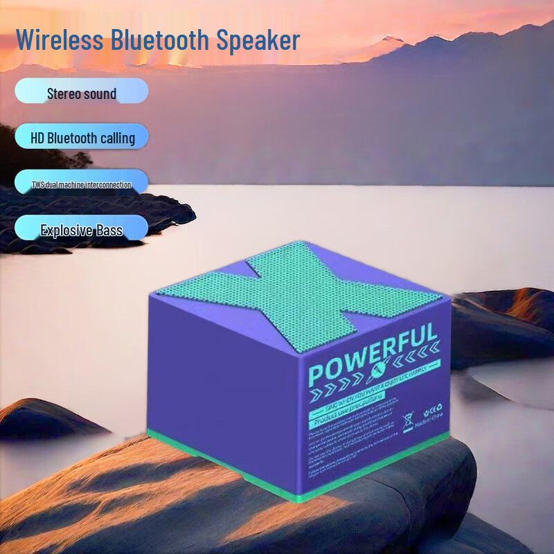 X3 Portable Bluetooth Speaker: Wireless, Outdoor, High Sound Quality, Long Battery Life, Large Volume Subwoofer