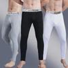 Men's Solid Color Slim Fit Autumn Trousers - Warm, Large Size, Thick or Fleece Option