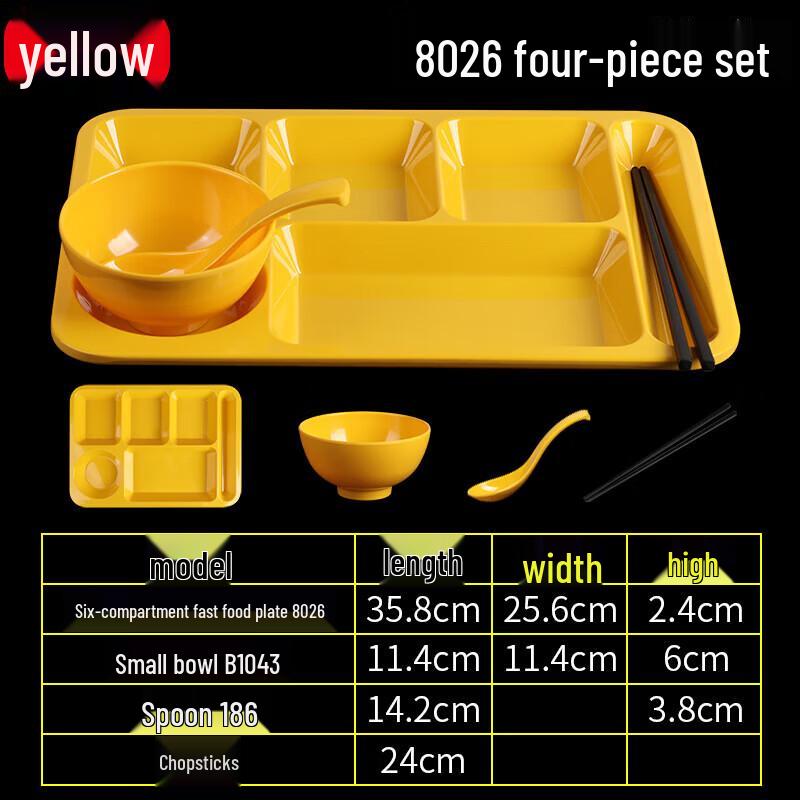 

Melamine Divided Canteen Plate