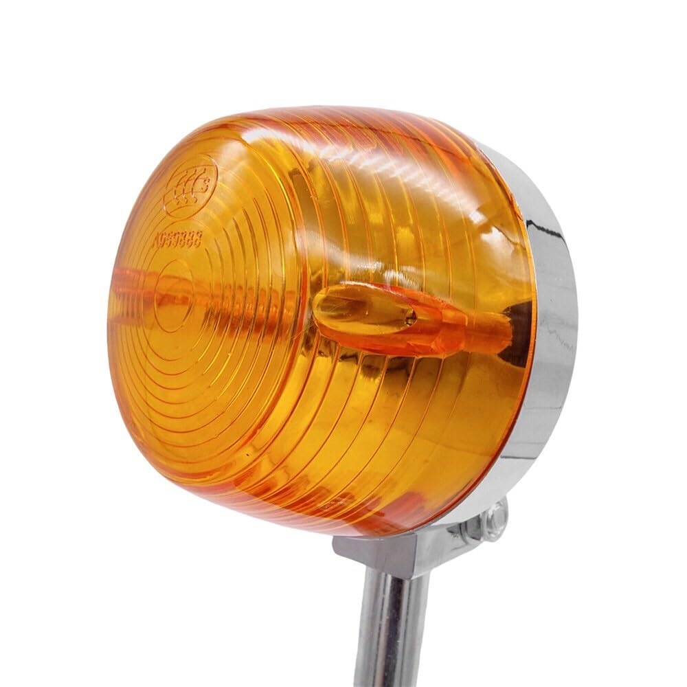 Kanoan Motorcycle Turn Set of Long High for and American Monkey Signals, CB, 12V, 4, Stay, Brightness, Orange/Amber, Universal, CB250T, CB400F, CL350,