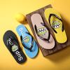 Fashion Cartoon Men Slippers Summer Men Flip Flops Quality Beach Slippers Non-slip Indoor Bathroom Slides Rubber Sole Zapatos Hombre