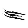2 Pcs Claw Car Stickers Cool Unique 35cm Length Monster Claw Car Sticker for Headlights Hood Black