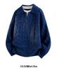 2025 Autumn/Winter Men's Retro Solid Knitwear: Two-Piece Lapel Top