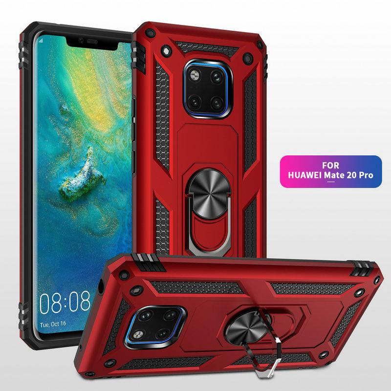 Mate30 Pro 5G Case for Huawei Mate 20 Pro Case Luxury Metal Ring Car Phone Holder Funda Huawei Mate 20 X Case 20X Mate20 X Cover