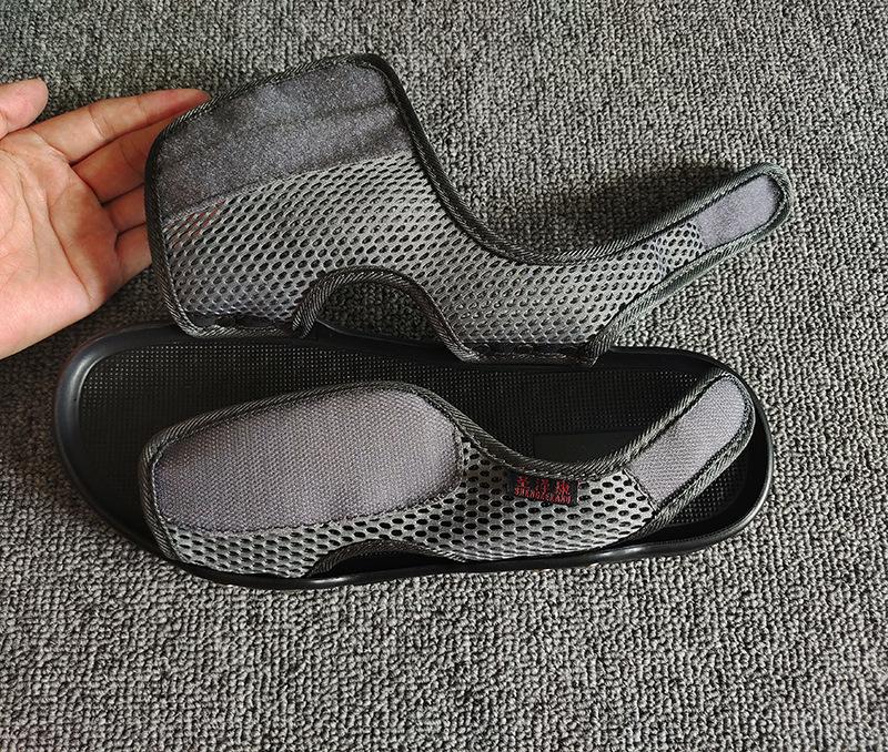 Extra Wide Diabetic Shoes Men Wide Toe Box Shoes For Bunions Swollen Feet Summer Sandals Non-Slip Surgical Recovery Shoes