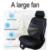 12V/24V Auto Sommer Kühlende Luft Sitzkissen Mit Dem Lüfter Blasendes Sommerbelüftungskissen Sitzkissen Auto Sitz Kühlkissen