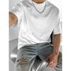 European Size Streetwear Ace of Spades And Dice Print Men'S Crew Neck T-Shirt, Breathable Round Neck Casual Top, Regular Fit for Gym, Office