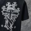 8937 CHROME HEARTS 2026 Summer New High Quality Cotton Round Neck Loose Large Size Men's and Women's T-shirt Couple T-shirt