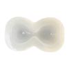 2 Pieces Flexible Silicone Sand Clock Molds Versatile Casting Tool for Soap Candle Making and Artistic Creation