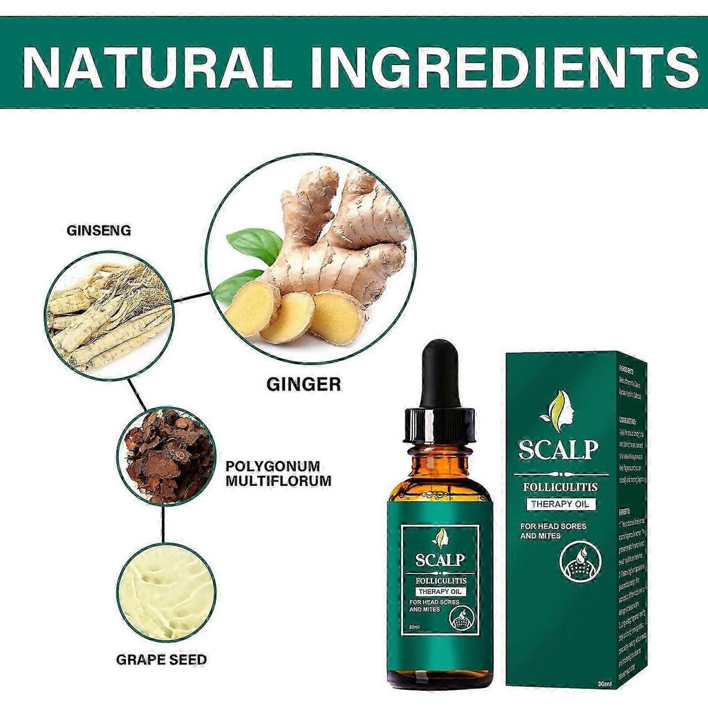 Huile capillaire Soin du cuir chevelu - Nettoyage en profondeur et réparation pour les racines des cheveux, Soulage Nouveau produit S06